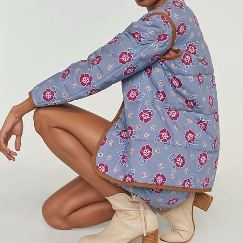 Trade Anthropologie | CARLEEN Quilted Floral Jacket